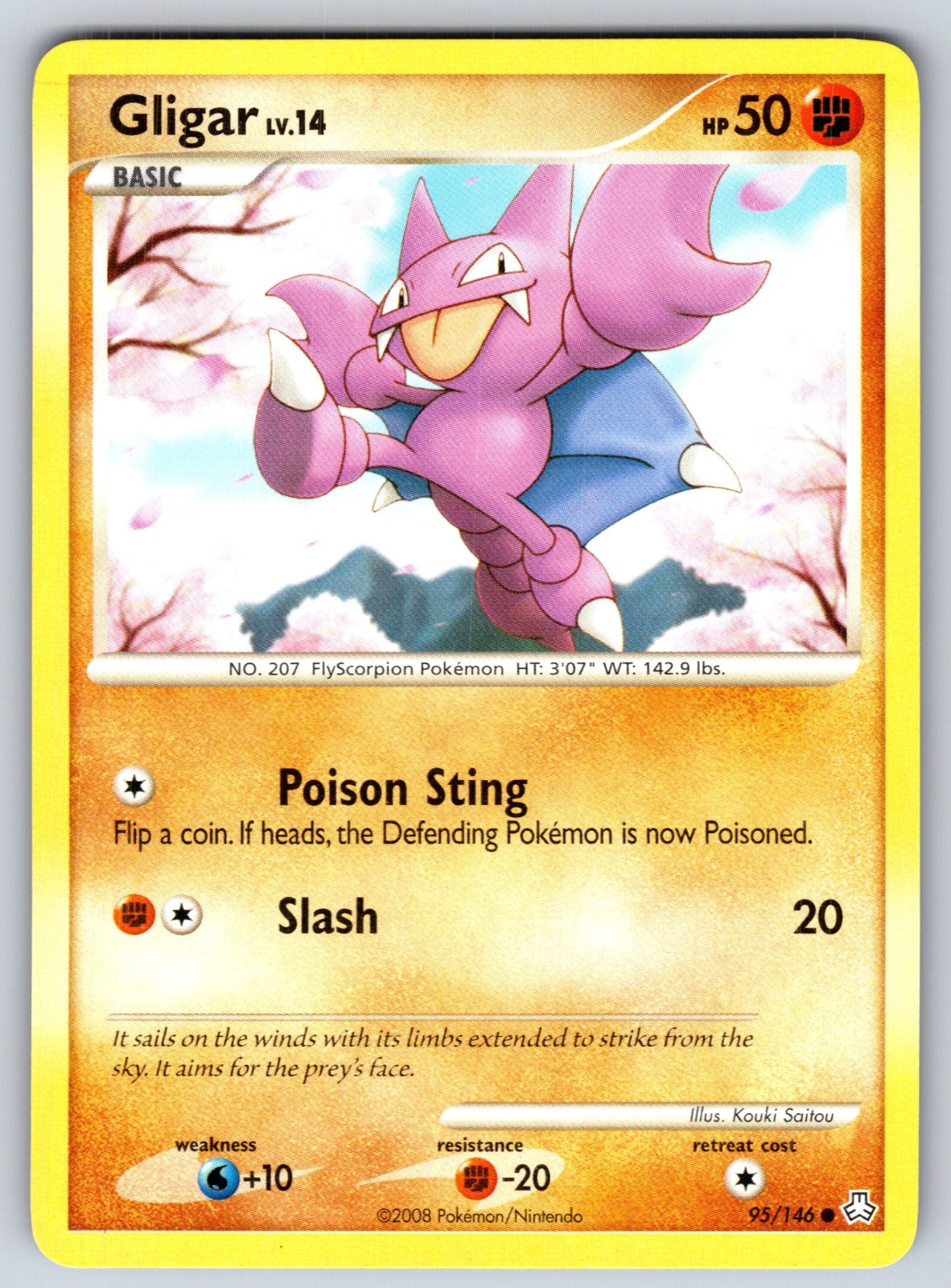 Gligar Unlimited Common Neo Genesis 059/111 LP 2000