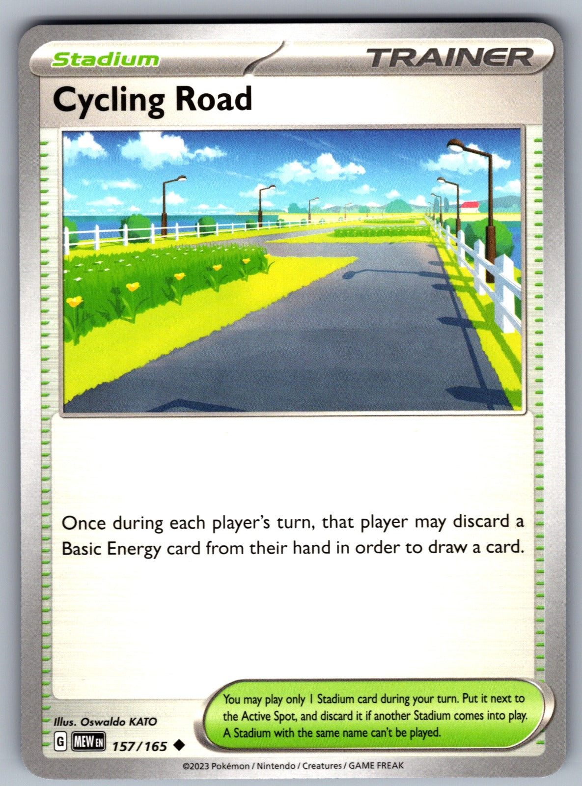 Cycling Road Uncommon SV: Scarlet & Violet 151 157/165 NM 2023