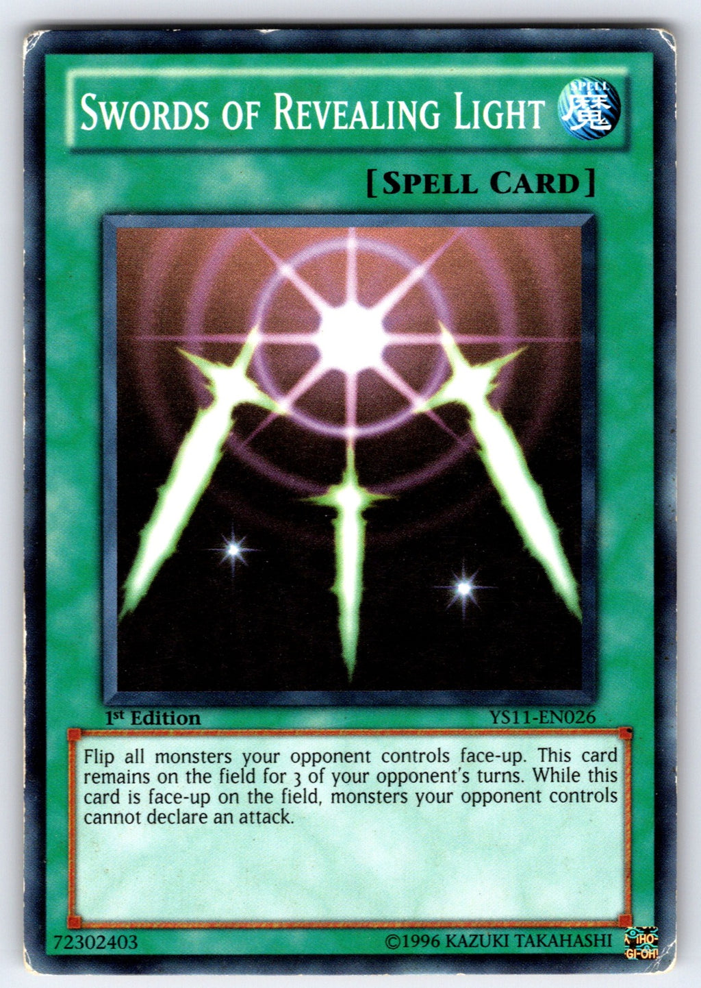 Swords of Revealing Light 1st Edition Common Starter Deck: Yugi Evolution SYE-03