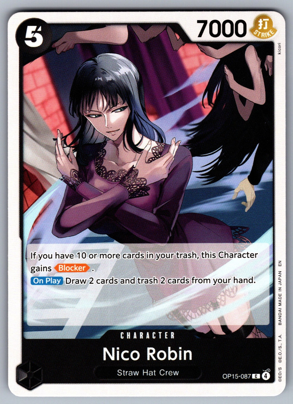Nico Robin () C Adventure on Kami's Island OP15-087 NM 2026