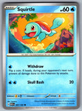Squirtle Common SV: Scarlet & Violet 151 007/165 NM 2023