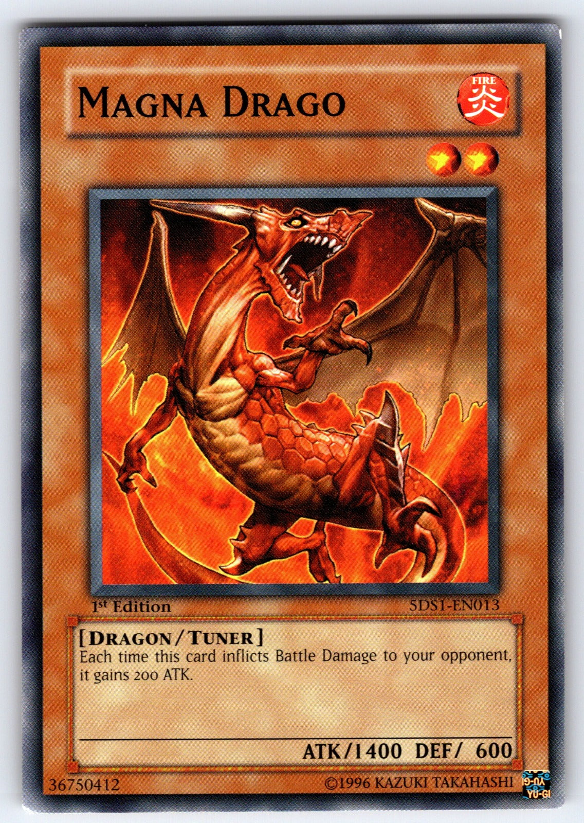Magna Drago Unlimited Common 5D's 2008 Starter Deck 5DS1-EN013 LP 2008