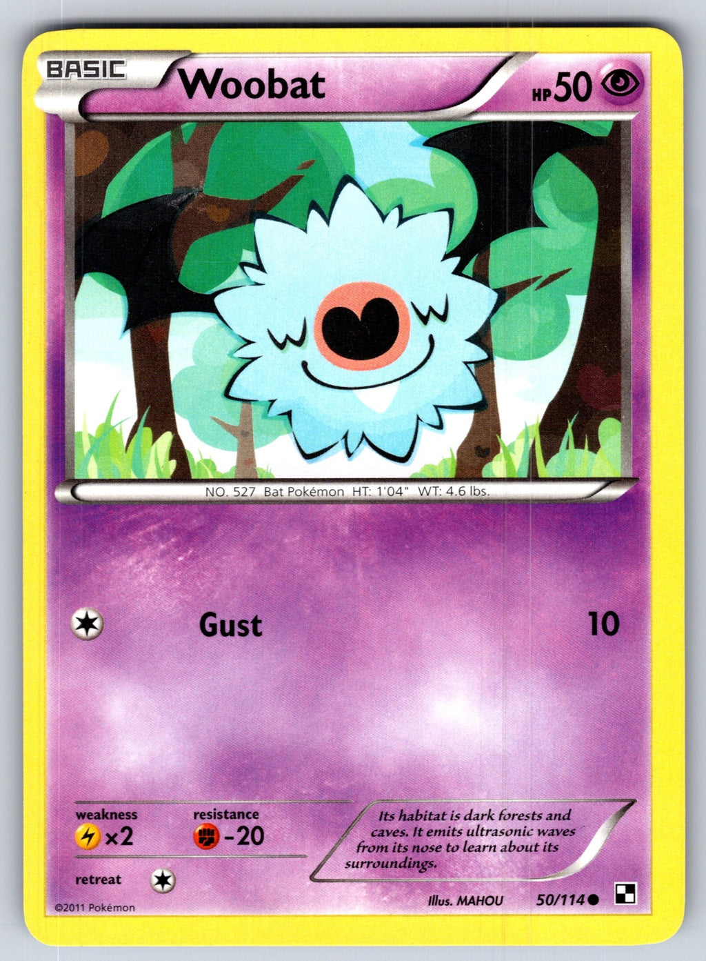 Woobat Common Black and White 50/114 LP 2011