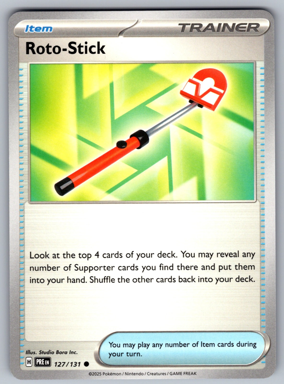 Roto-Stick Common SV: Prismatic Evolutions 127/131 NM 2025