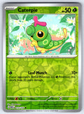 Caterpie Reverse Holo Common SV: Scarlet & Violet 151 010/165 NM 2023
