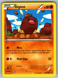 Diglett Common XY Base Set 58/146 LP 2014