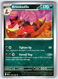 Krookodile Uncommon SV: Black Bolt 059/086 NM 2025