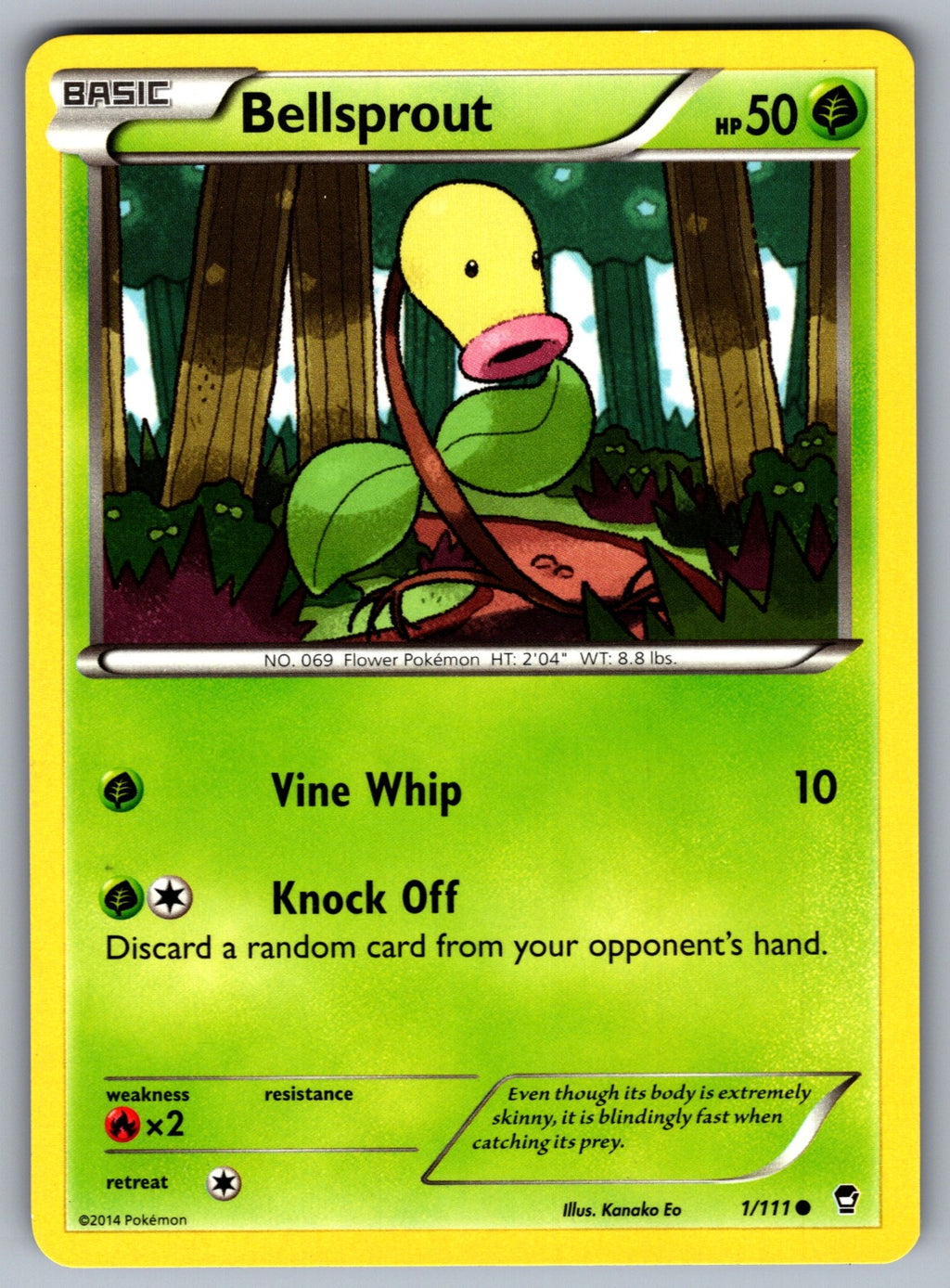 Bellsprout Common XY - Furious Fists 1/111 LP 2014