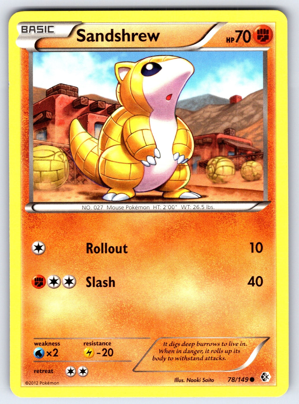 Sandshrew Common Boundaries Crossed 78/149 LP 2012