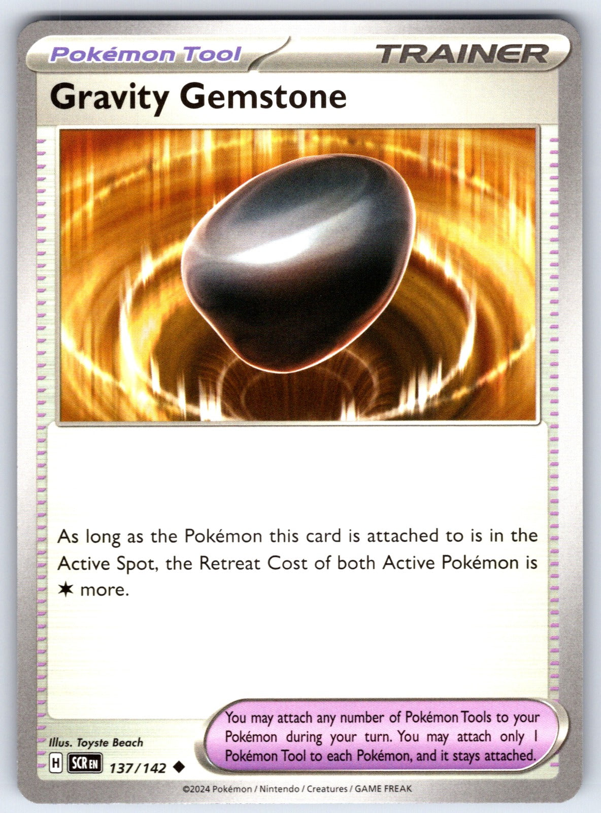Gravity Gemstone Uncommon SV07: Stellar Crown 137/142 LP 2024
