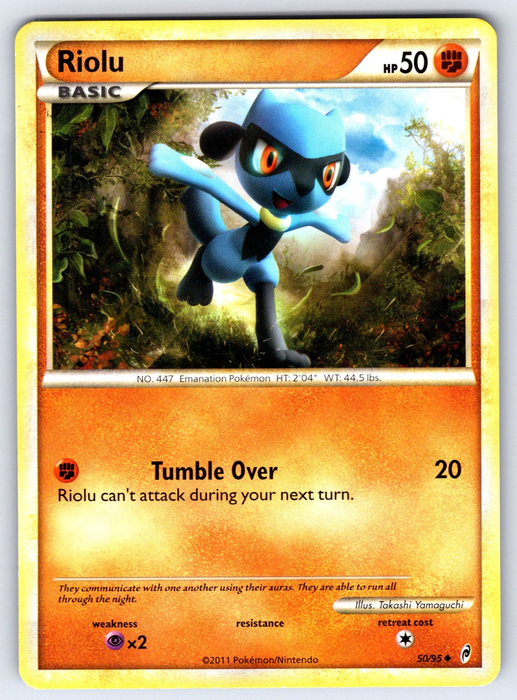 Riolu Uncommon Call of Legends 50/95 LP 2011