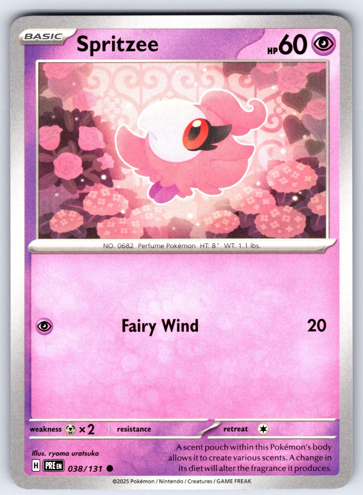Spritzee Common SV: Prismatic Evolutions 038/131 NM 2025