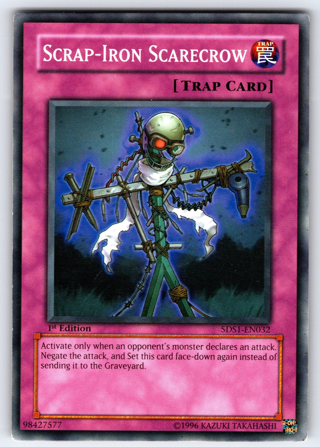 Scrap-Iron Scarecrow 1st Edition Common 5D's 2008 Starter Deck 5DS1-EN032 NM 200