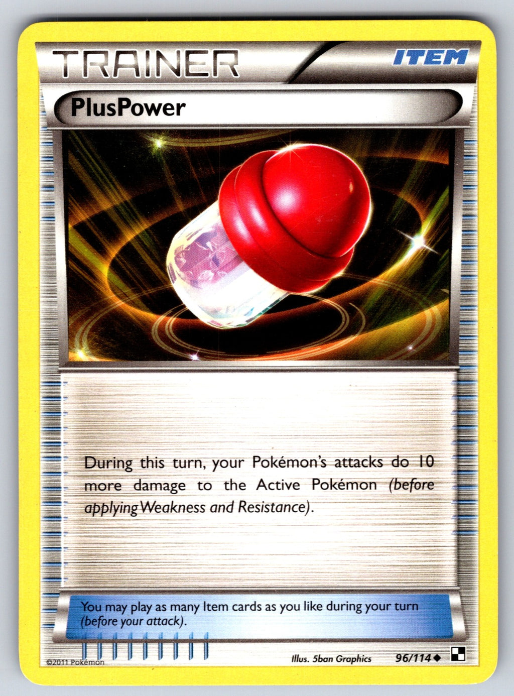 PlusPower Uncommon Black and White 96/114 LP 2011