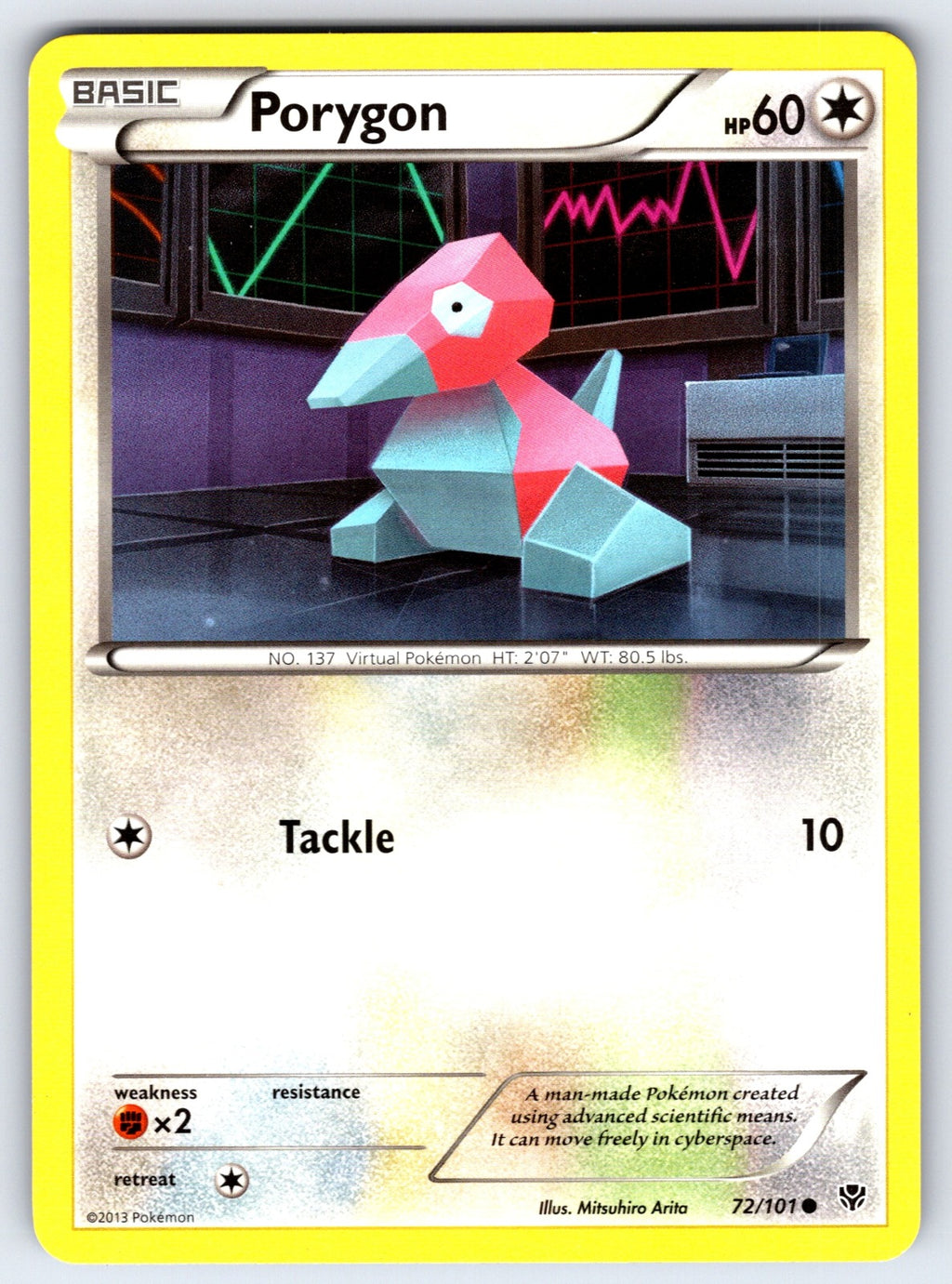 Porygon Common Plasma Blast 72/101 LP 2013
