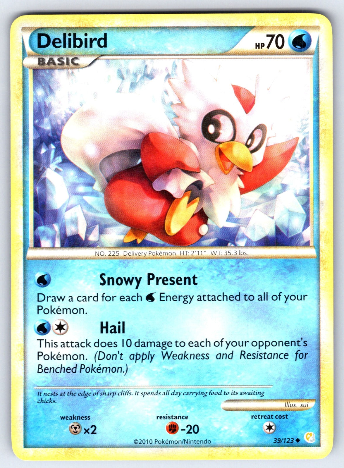 Delibird Uncommon HeartGold SoulSilver 39/123 LP 2010