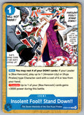 Insolent Fool!! Stand Down!! C Extra Booster: One Piece Heroines Edition EB03-02