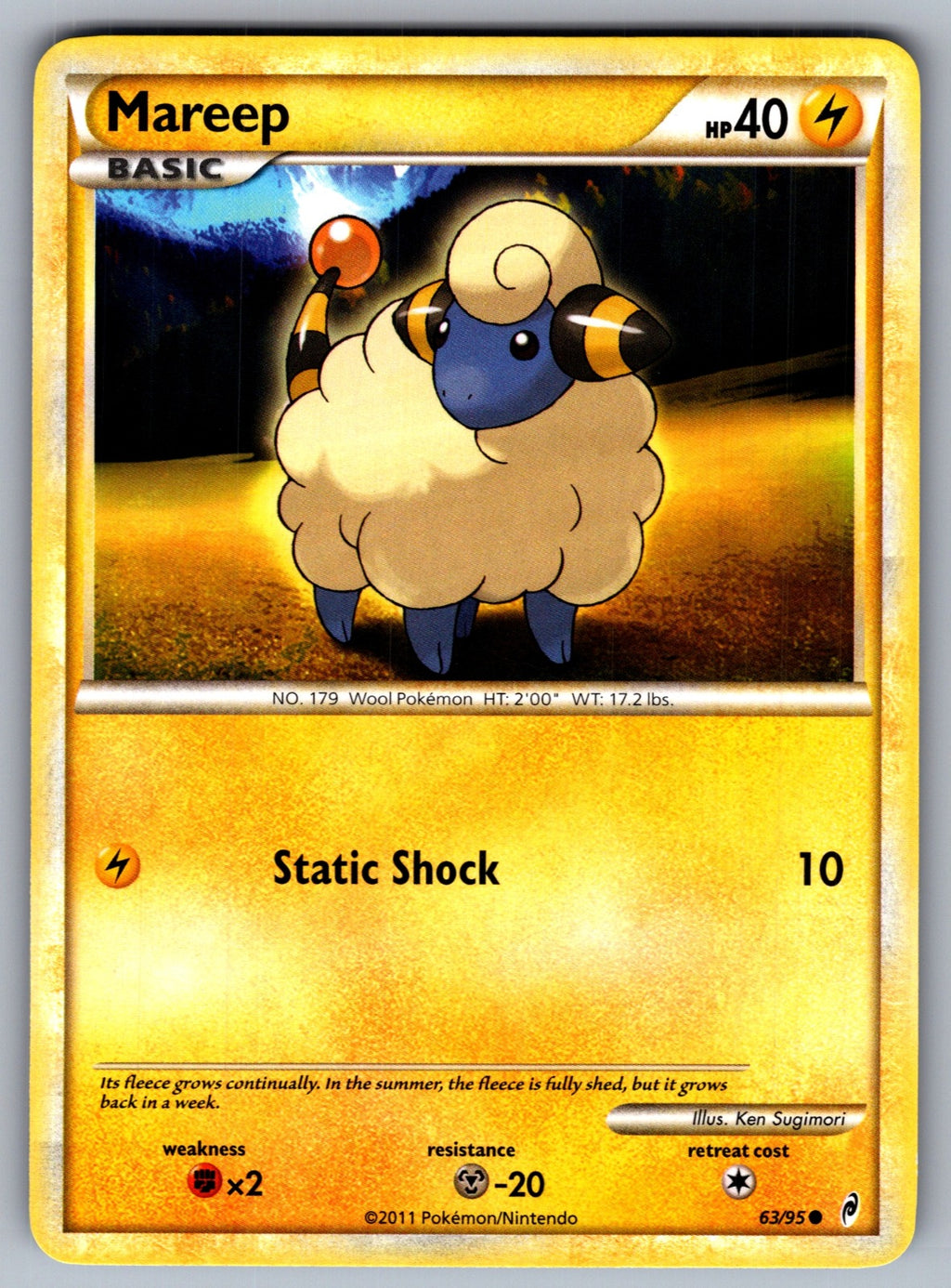 Mareep Common Call of Legends 63/95 LP 2011