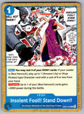 Insolent Fool!! Stand Down!! C Extra Booster: One Piece Heroines Edition EB03-02