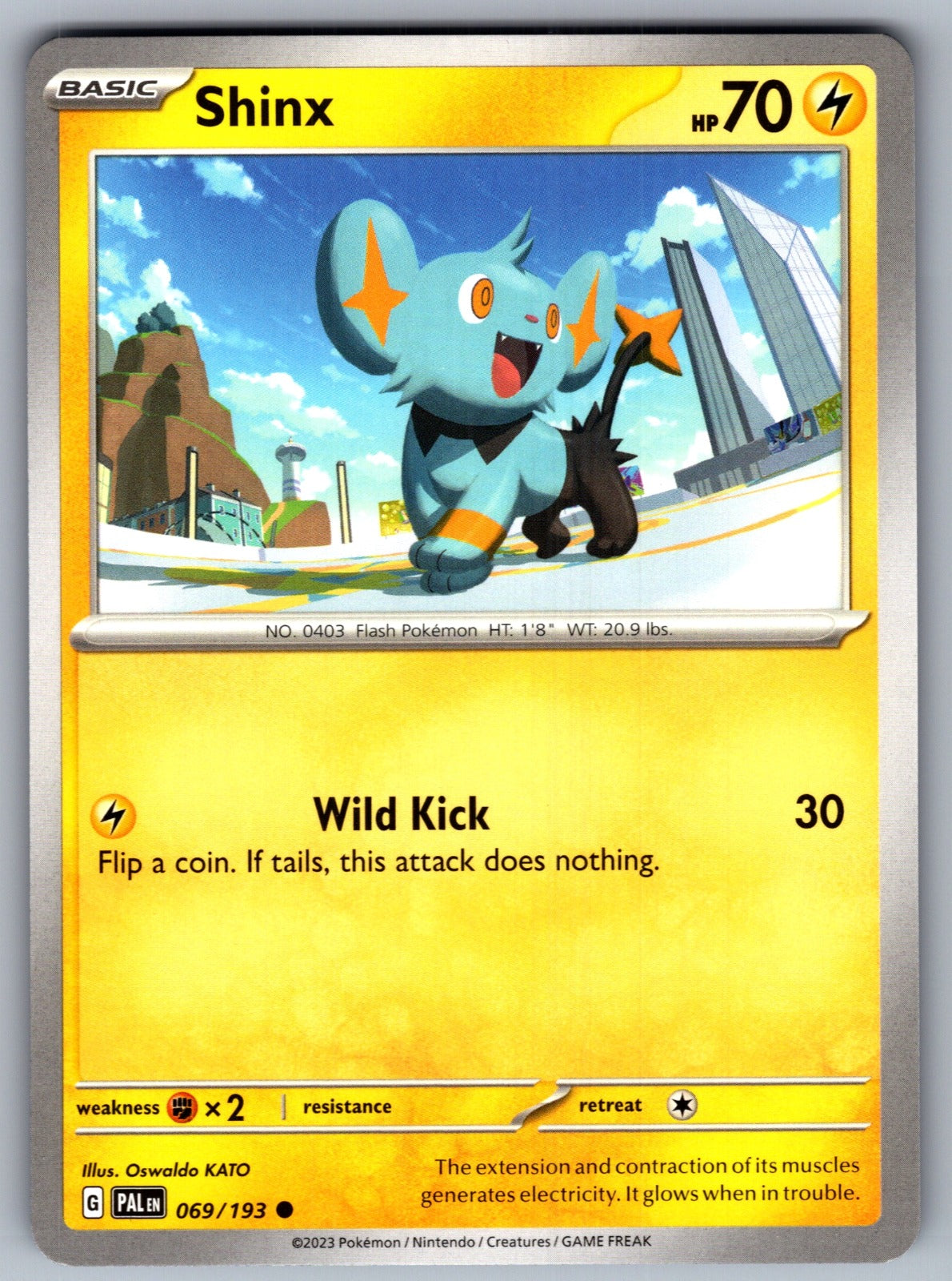 Shinx Common SV02: Paldea Evolved 069/193 NM 2023