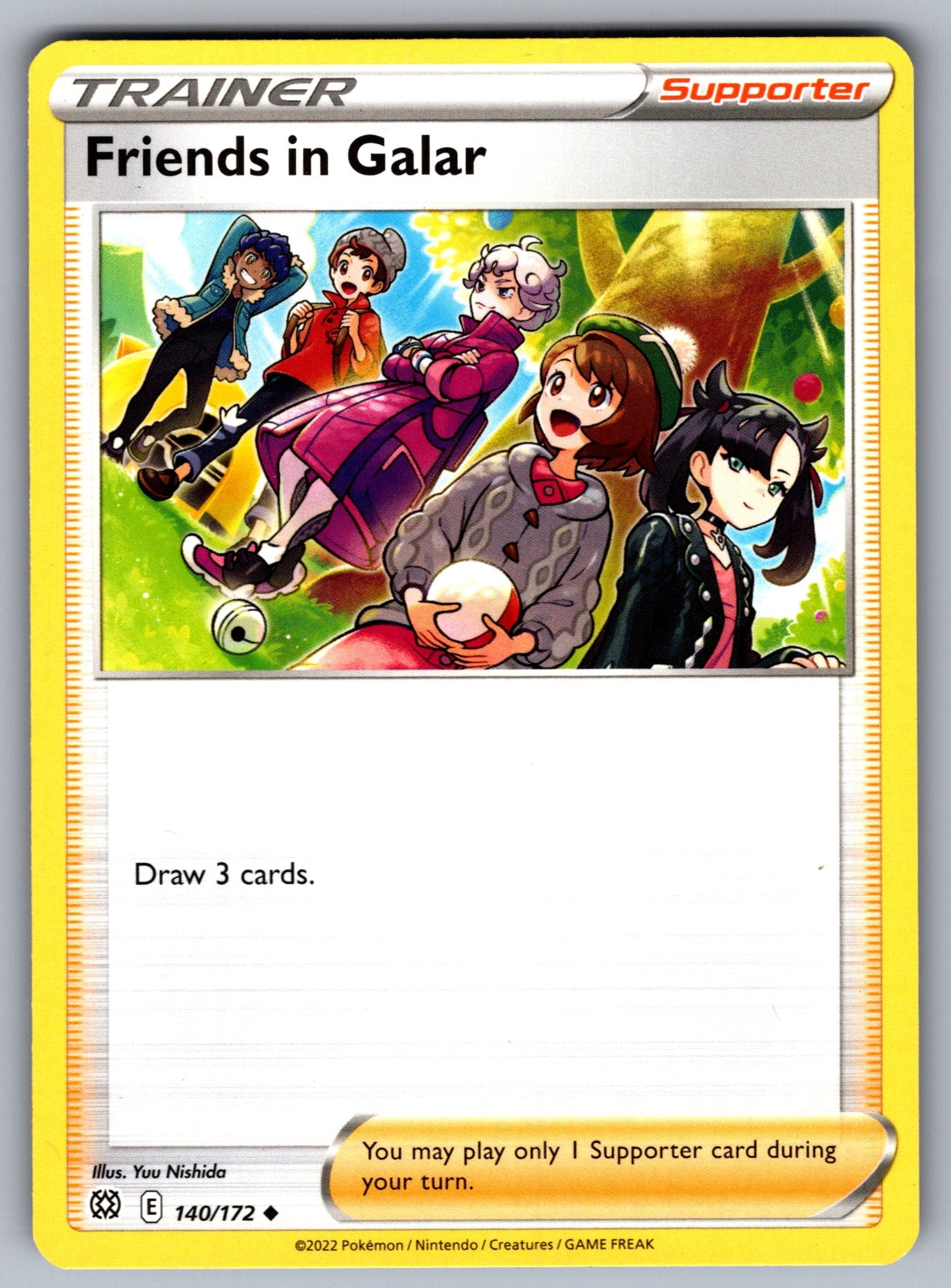 Friends in Galar Uncommon SWSH09: Brilliant Stars 140/172 NM 2022