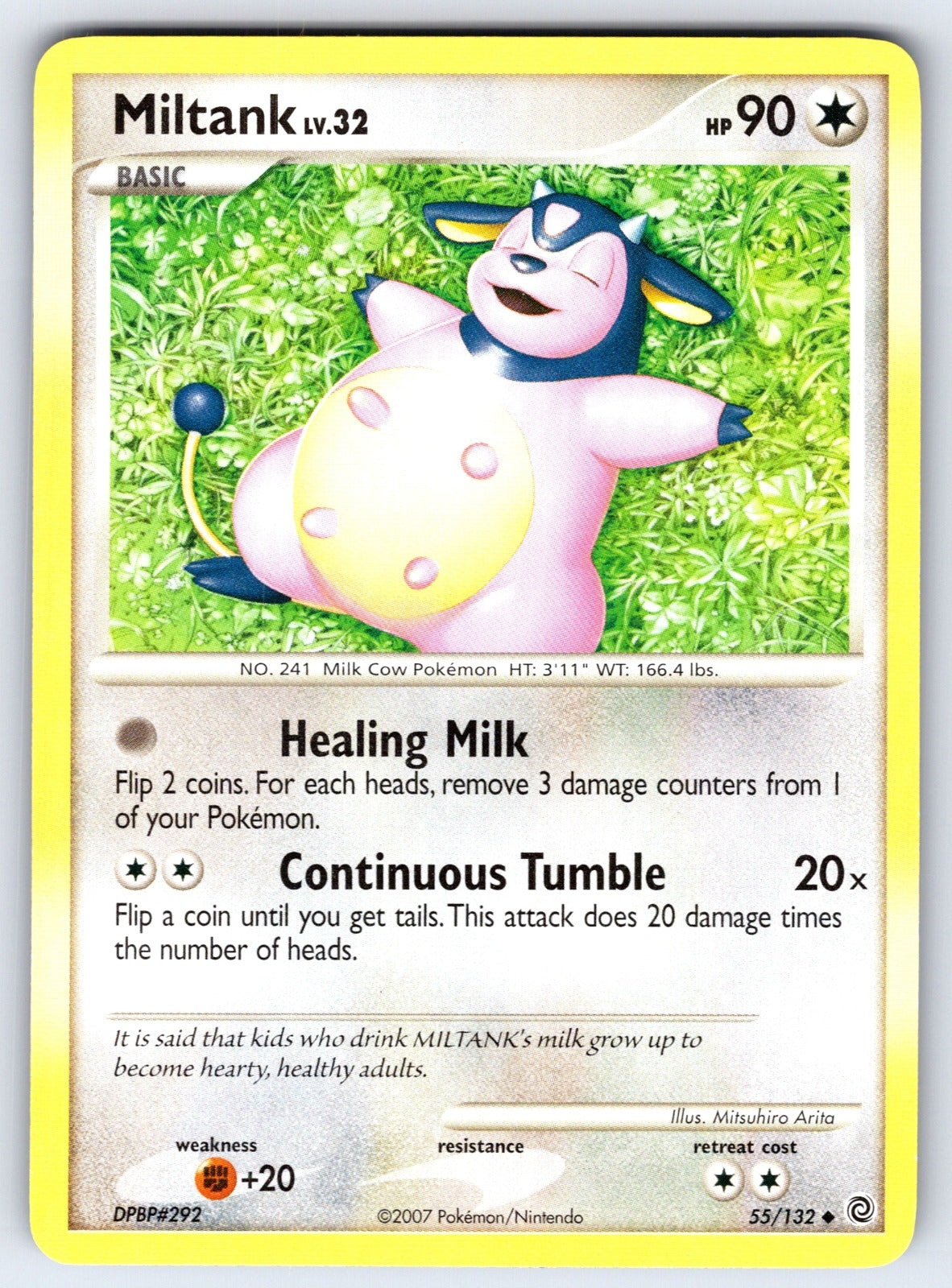 Miltank Uncommon Secret Wonders 55/132 LP 2007