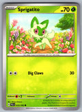 Sprigatito Common SV02: Paldea Evolved 013/193 NM 2023