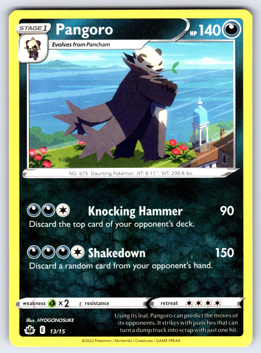 Pangoro - 13/15 Promo McDonald's Promos 2022 013/015 LP 2022