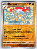 Marowak Reverse Holo Rare SV: Scarlet & Violet 151 105/165 NM 2023