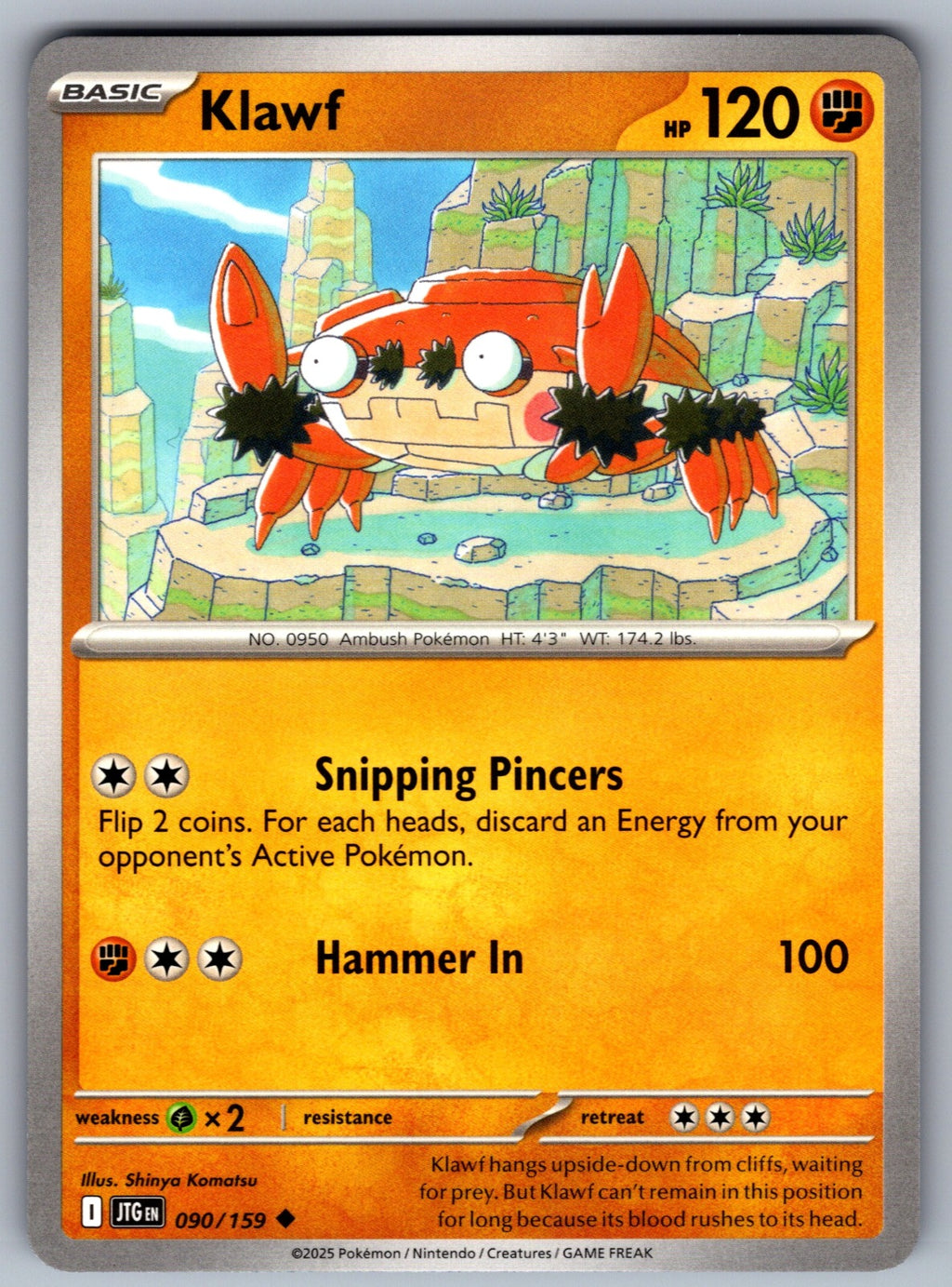 Klawf Uncommon SV09: Journey Together 090/159 NM 2025
