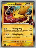 Team Rocket's Zapdos Holo Rare SV10: Destined Rivals 070/182 NM 2025