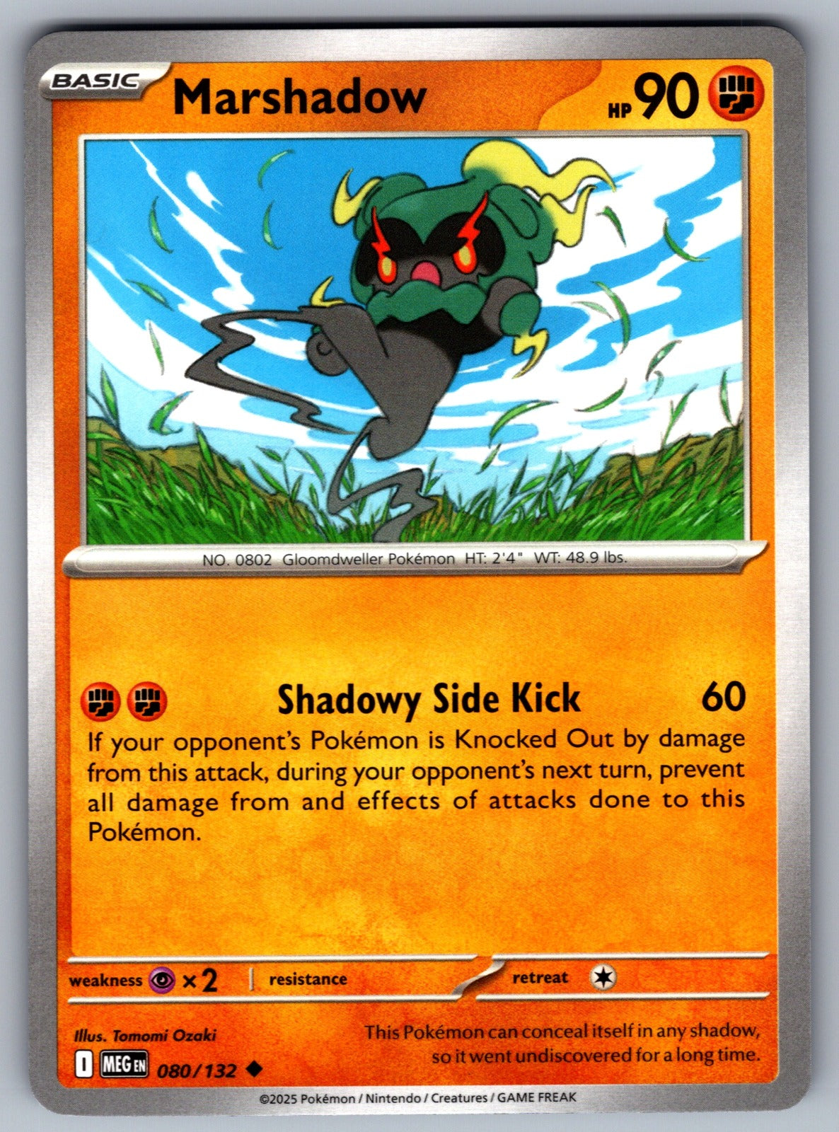 Marshadow Uncommon ME01: Mega Evolution 080/132 NM 2025