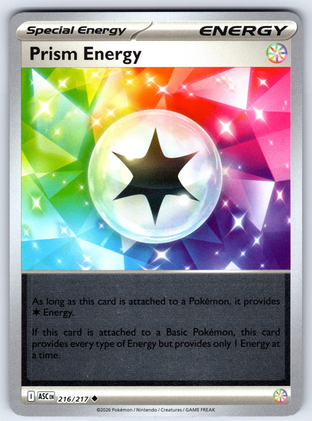 Prism Energy Reverse Holo Uncommon ME: Ascended Heroes 216/217 NM 2026