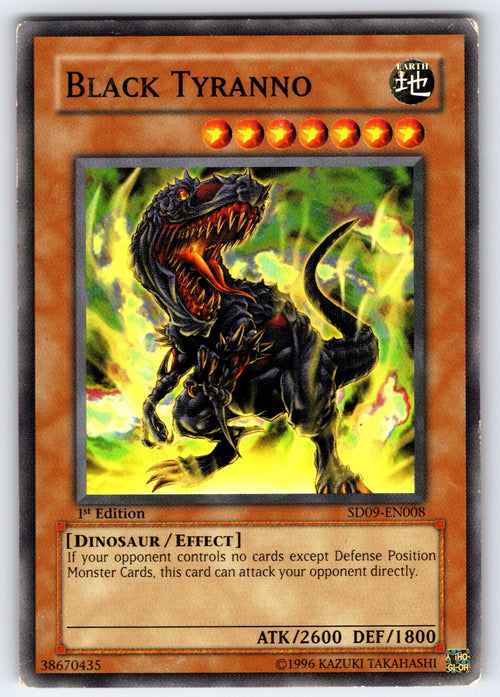 Black Tyranno 1st Edition Common Speed Duel Decks: Ultimate Predators SS03-ENA07