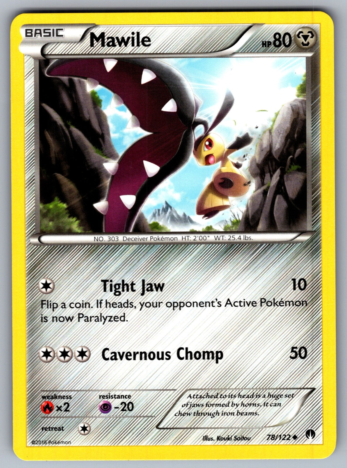 Mawile Uncommon XY - BREAKpoint 78/122 LP 2016