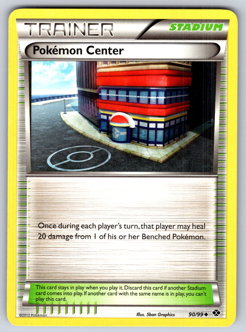 Pokemon Center Uncommon Next Destinies 90/99 LP 2012