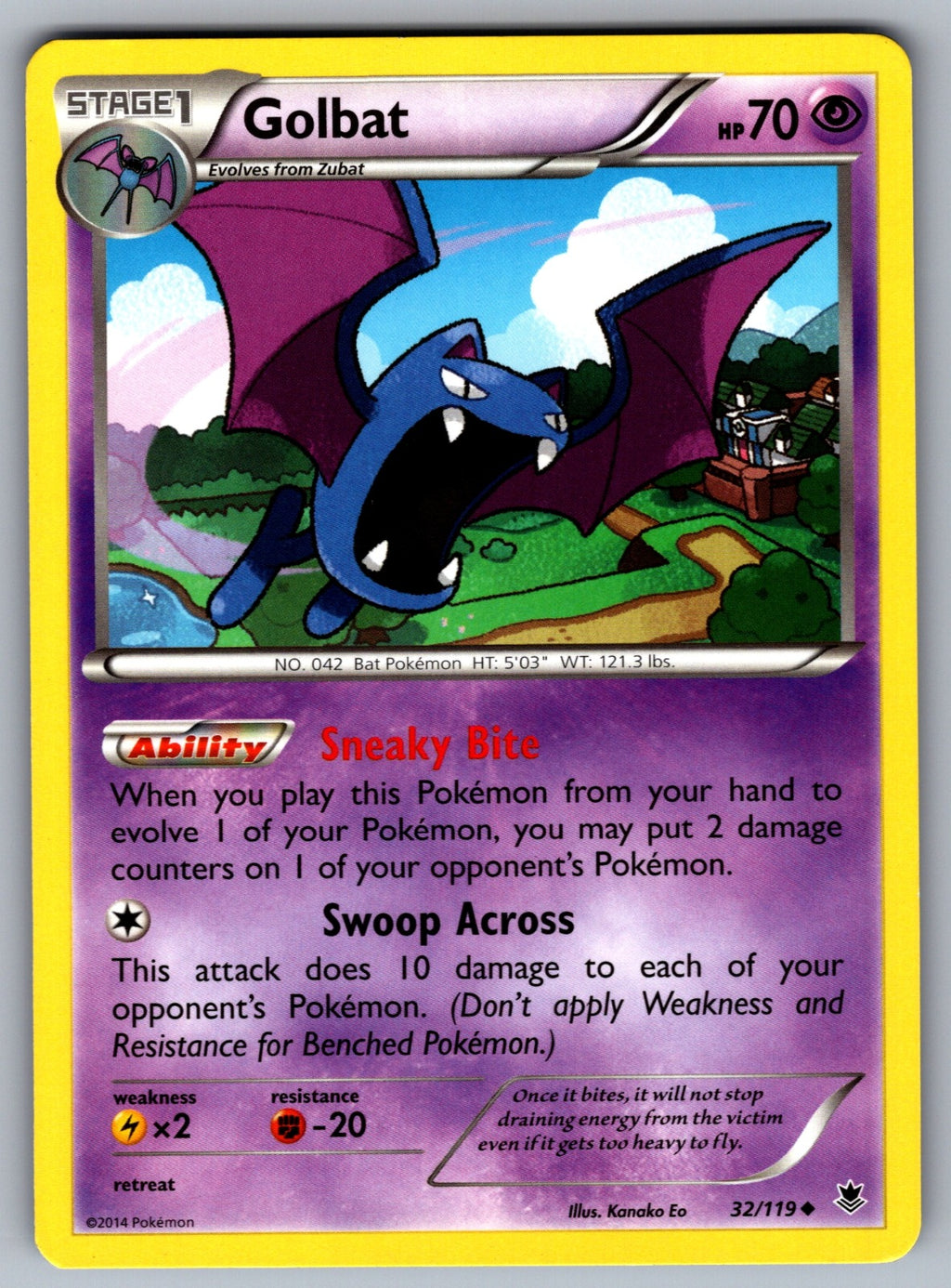 Golbat Uncommon Generations 31/83 LP 2016