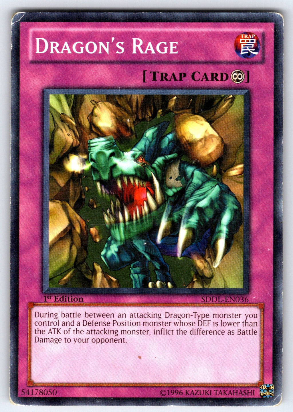 Dragon's Rage 1st Edition Common Legacy of Darkness LOD-048 HP 2017