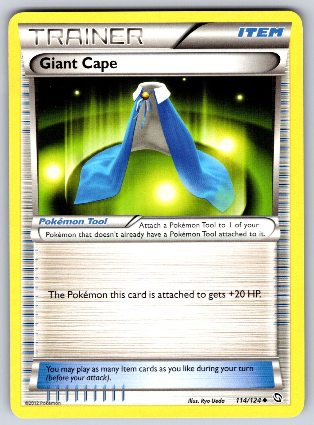 Giant Cape Uncommon Dragons Exalted 114/124 LP 2012