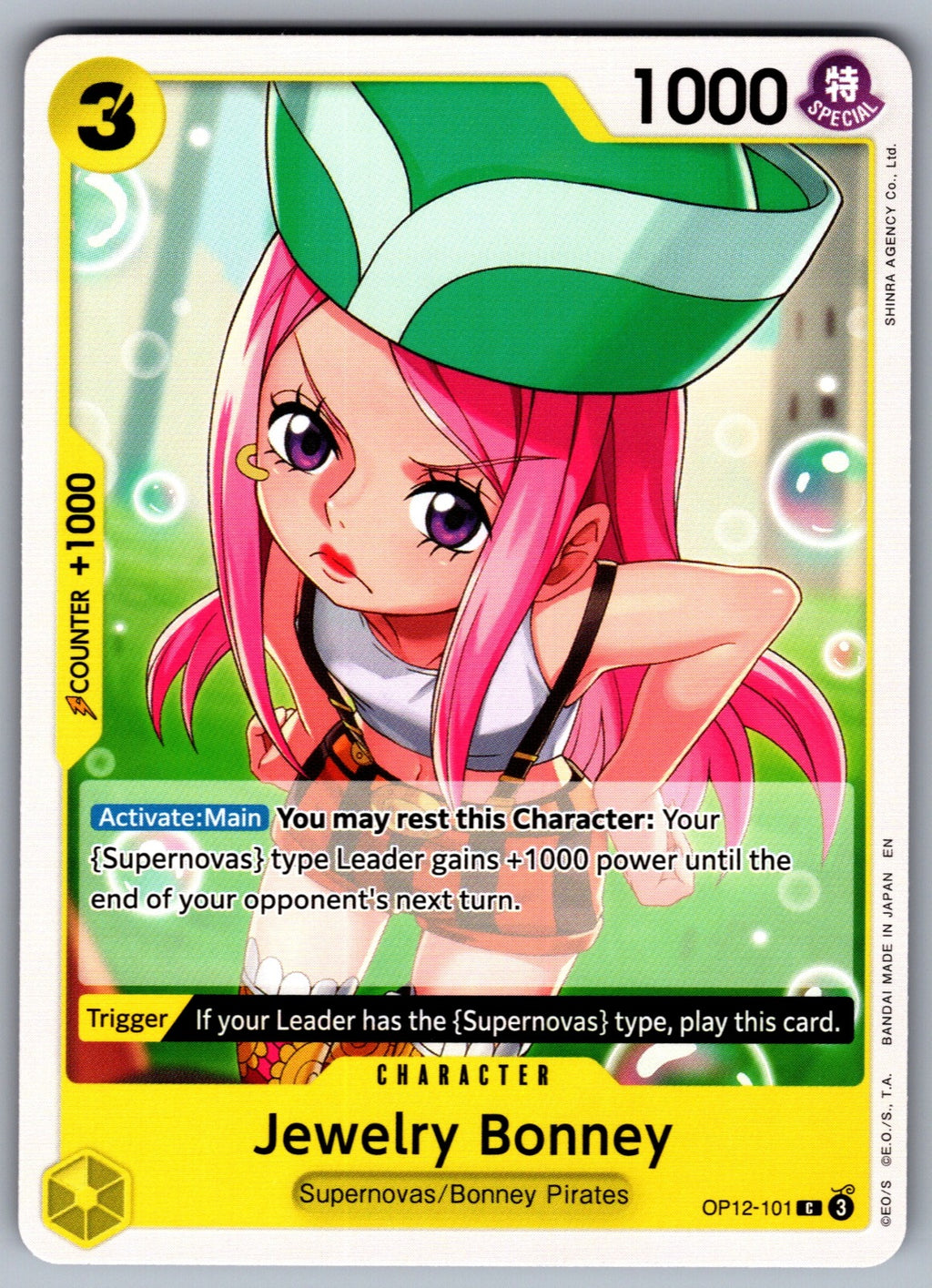 Jewelry Bonney (101) C Legacy of the Master OP12-101 NM 2025