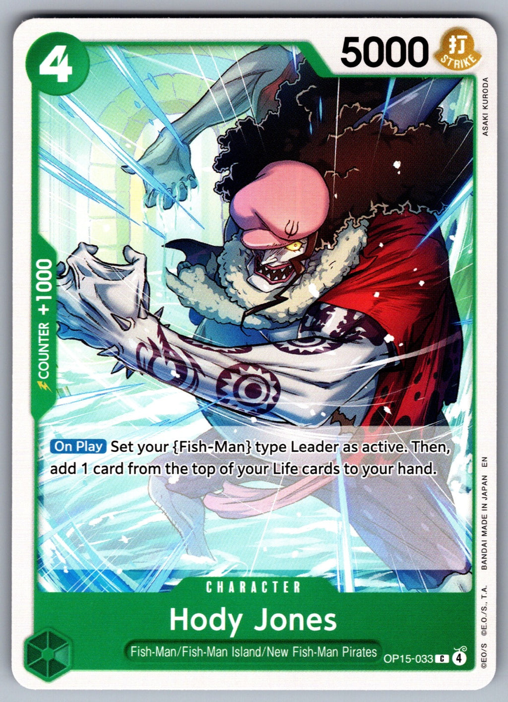 Hody Jones C Adventure on Kami's Island OP15-033 NM 2026