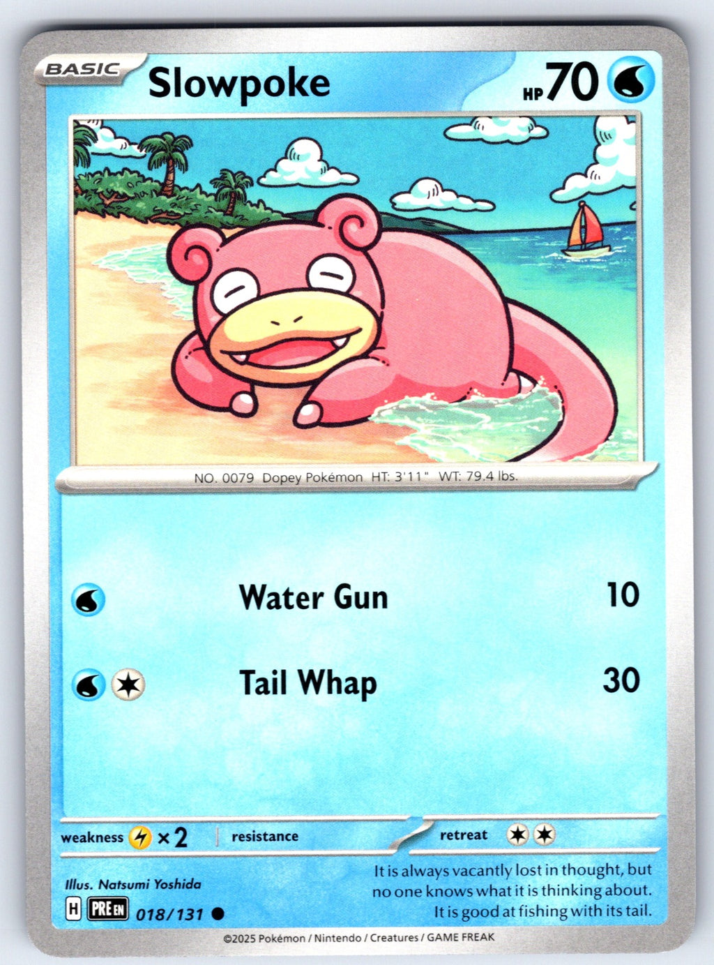 Slowpoke Common SV: Prismatic Evolutions 018/131 NM 2025