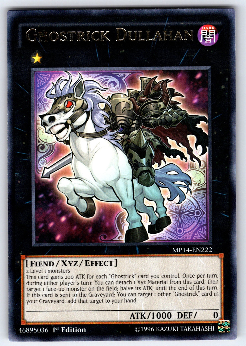 Ghostrick Dullahan Unlimited Rare 2014 Mega-Tins Mega Pack MP14-EN222 NM 2014