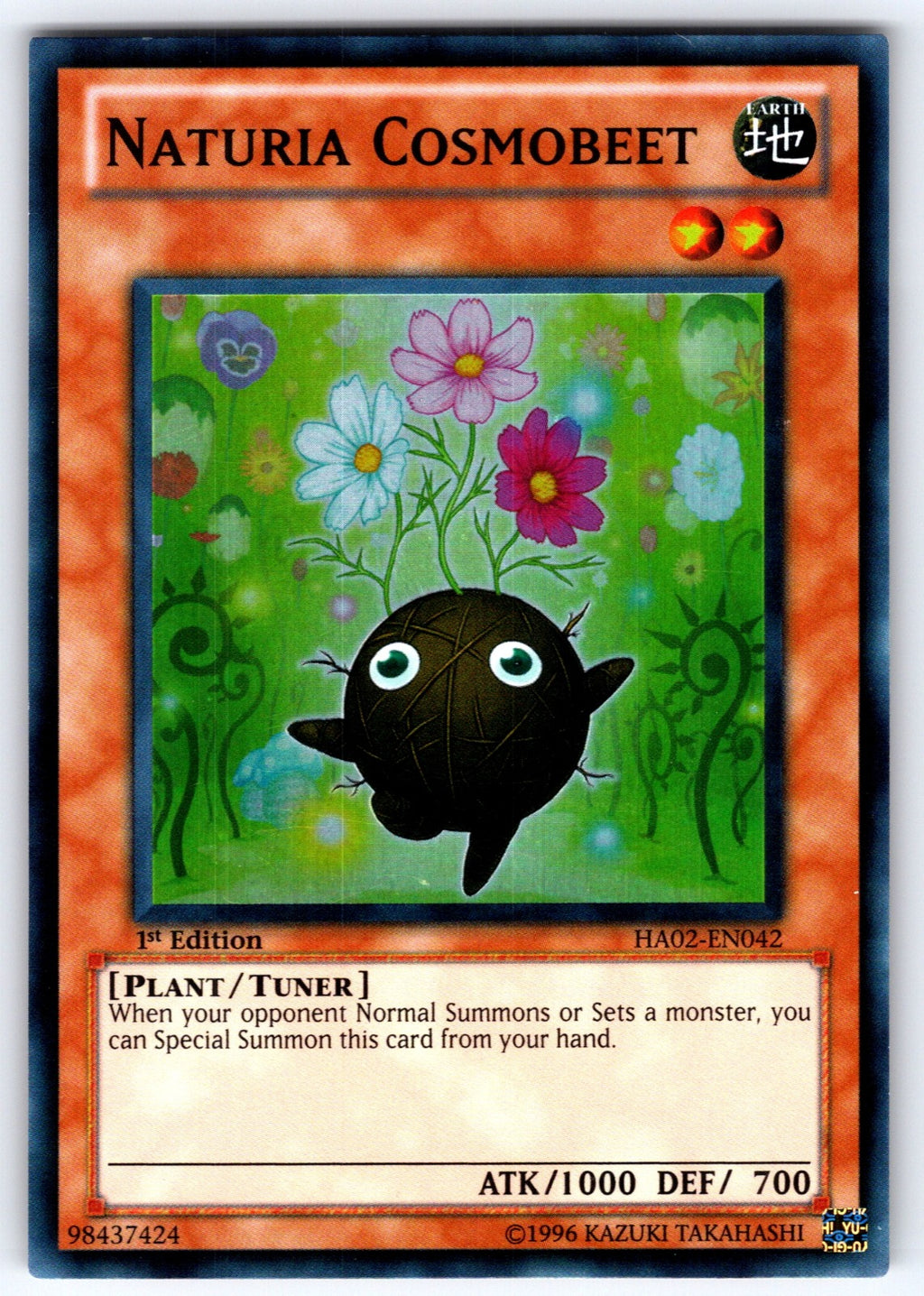Naturia Cosmobeet Unlimited Super Rare Hidden Arsenal 2 HA02-EN042 NM 2010