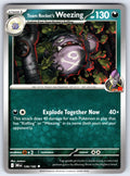 Team Rocket's Weezing Uncommon SV10: Destined Rivals 126/182 NM 2025