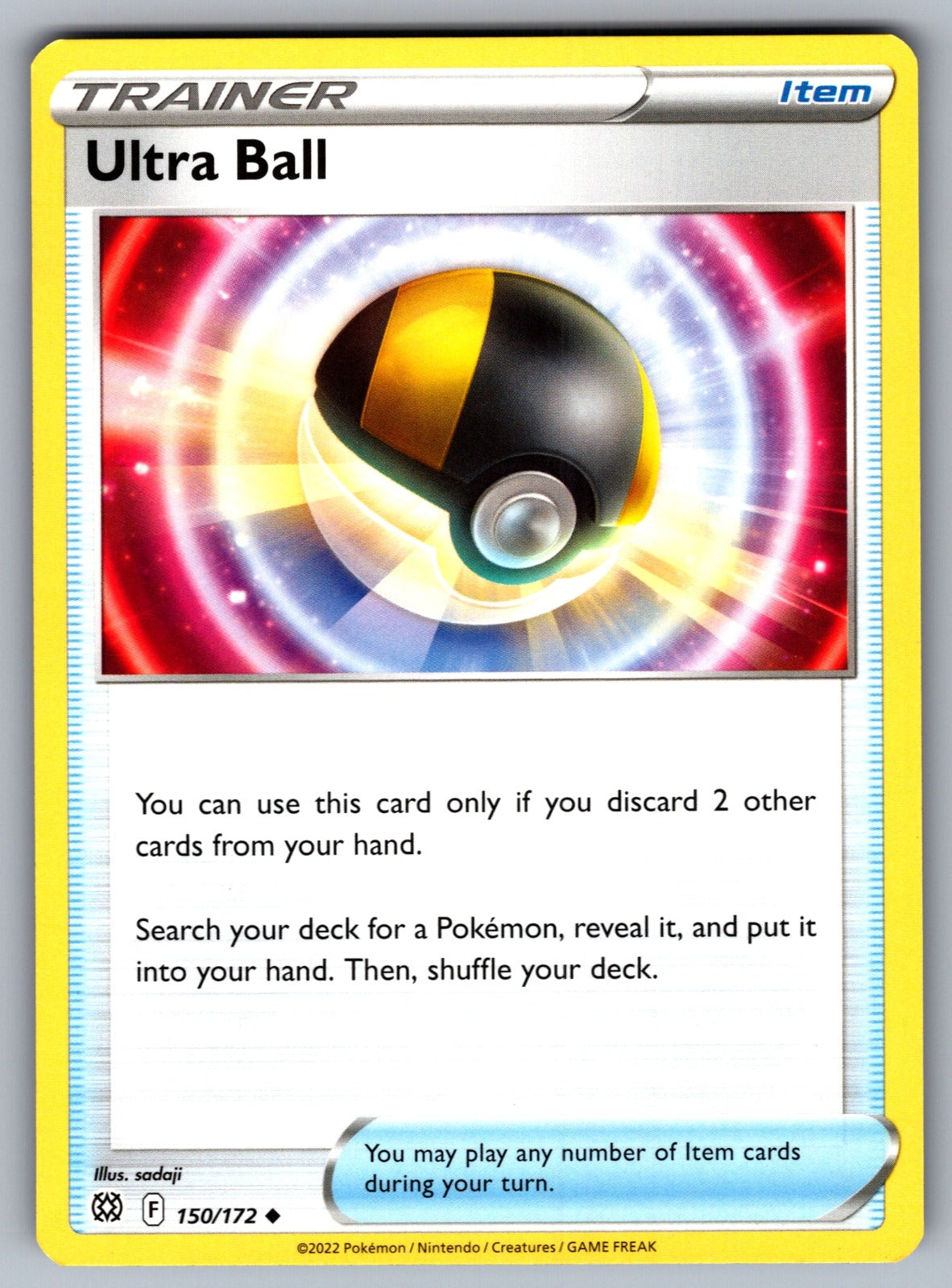 Ultra Ball Uncommon SWSH09: Brilliant Stars 150/172 NM 2022