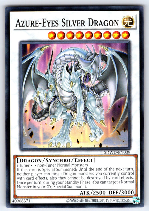 Azure-Eyes Silver Dragon Unlimited Common Structure Deck: Blue-Eyes White Destin