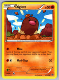 Diglett Common XY Base Set 58/146 LP 2014