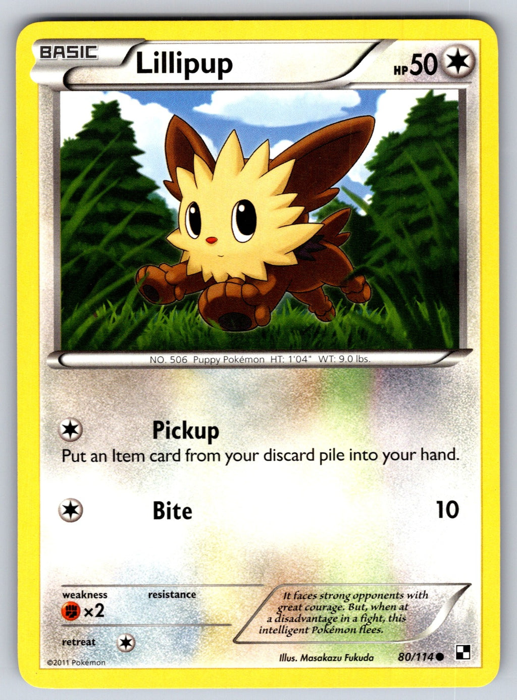 Lillipup (80) Common Black and White 80/114 LP 2011