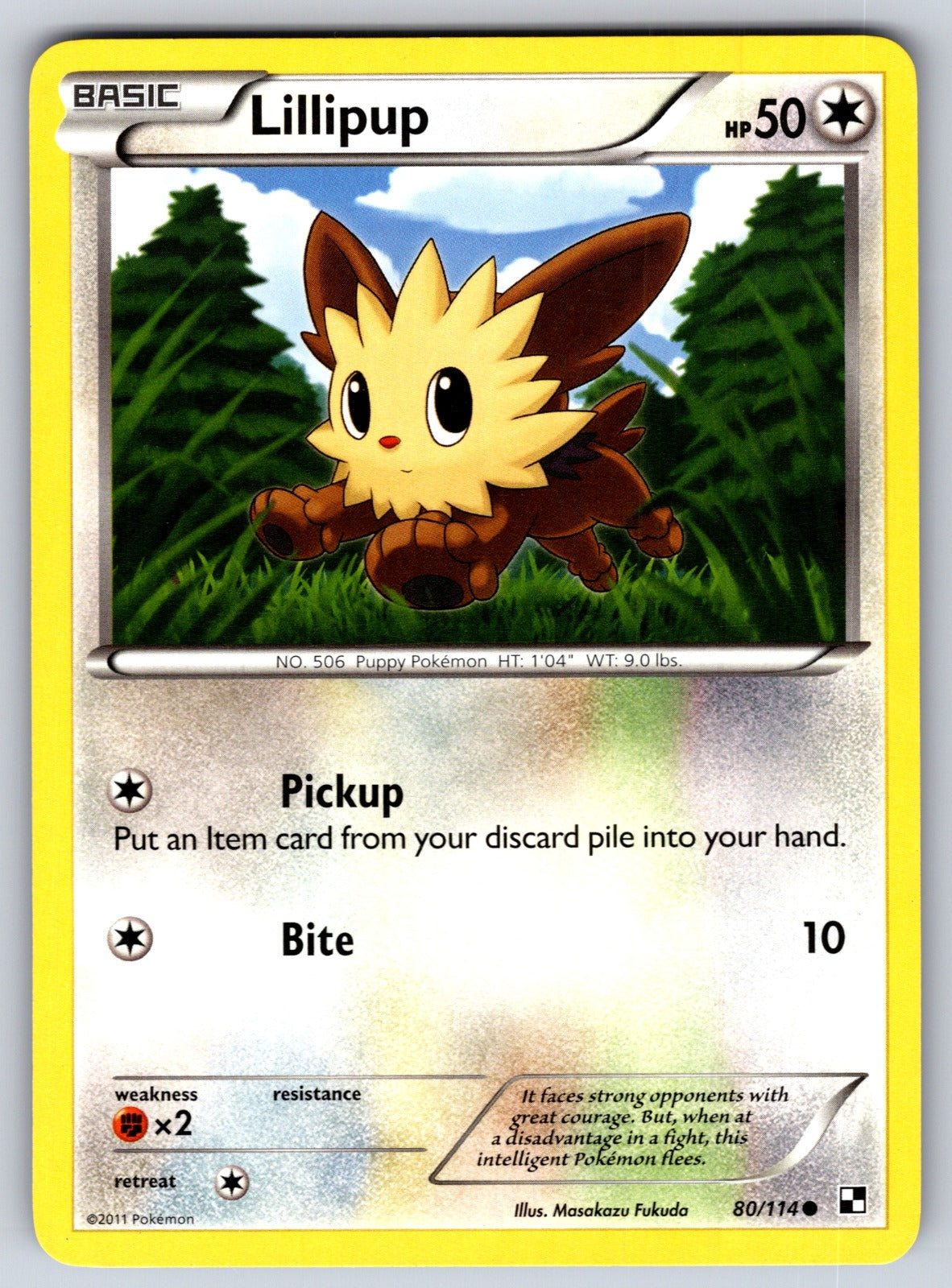 Lillipup (80) Common Black and White 80/114 LP 2011